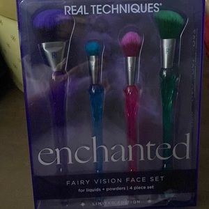 New in box enchanted fairy vision face set limited edition makeup brushes.